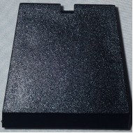 afdekkapje t.b.v. esthetische polycarbonaat rand van Topazio T1 / Perla P1 / Topazio T2 / Topazio T4, zwart